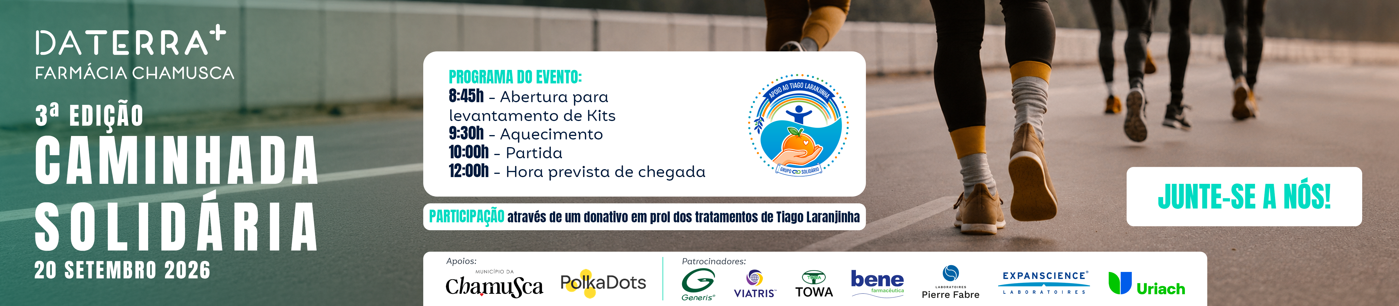 3ª Caminhada Solidária Da Terra Farmácia.Chamusca